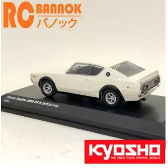 โมเดล 1:64 KYOSHO Nissan Skyline 2000GT-R (KPGC110) White