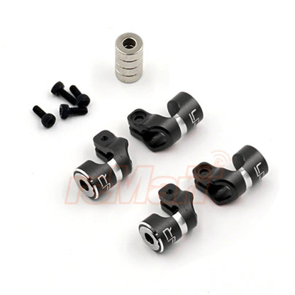 Yeah Racing YA-0533BK Aluminum Magnetic Body Hole Marker Black For 6mm Bodyposts