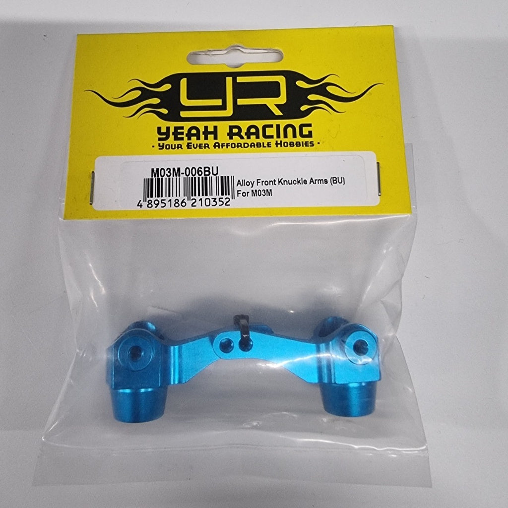 Yeah Racing M03M-006BU Alloy Front Knuckle Arms (bu) for M03m