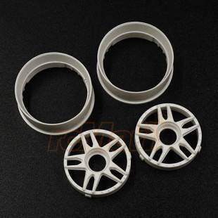 BM RACING  Offset Changeable  Wheel White  BMRX026-2W