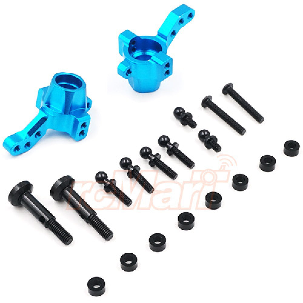 Yeahracing TATT-013BU Aluminum Front Knuckle for TATT-S03 (Tamiya TT02 RWD) Blue TATT-013BU