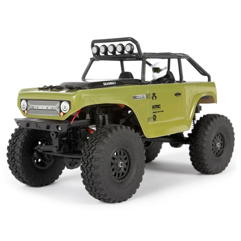 Axail SCX24 Deadbolt 1/24th Scale Elec 4WD - RTR, Green