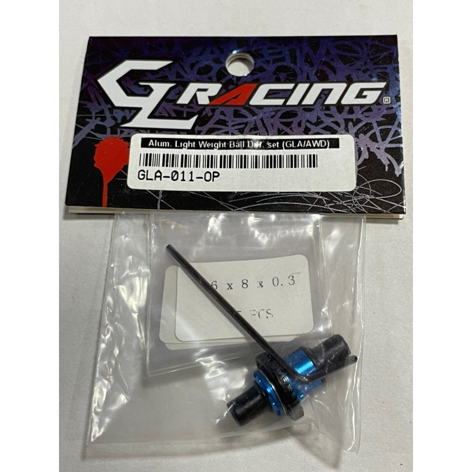 GL Racing GLA-011-OP ALUM. LIGHT WEIGHT BALL DIFF. SET (GLA/AWD)