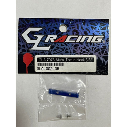 GL Racing GLA-002-35 GLA 7075 ALUM. TOE IN BLOCK 3.5*