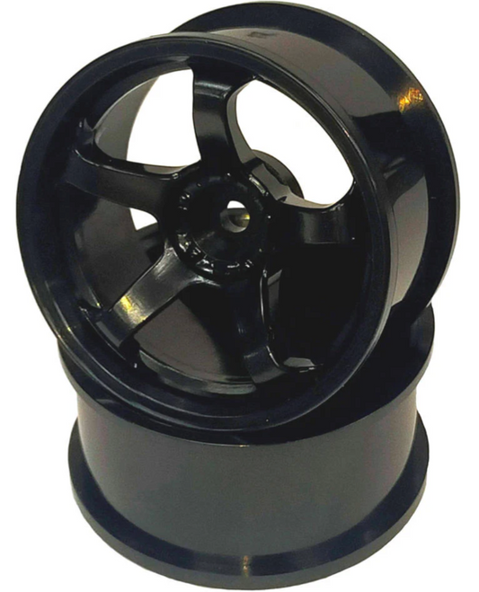 Topline M5 SPOKE WHEEL BLACK 6mm (4pcs) EW-0106BK