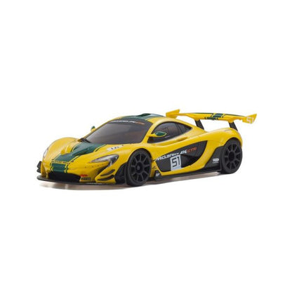 MINI-Z RWD McLaren P1™ GTR Yellow/Green Readyset RTR 32324YG