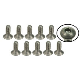 3Racing TS-FS4516M 4-40 x 5/16 Titanium Flat Head Hex Socket - Machine (10 Pcs)