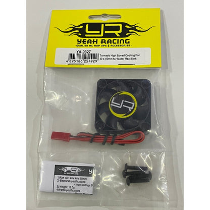 Yeah Racing YA-0327 High Speed Cooling Fan 40x40mm for Motor Heat Sink