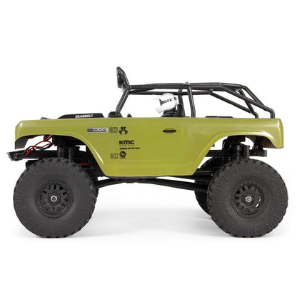 Axail SCX24 Deadbolt 1/24th Scale Elec 4WD - RTR, Green