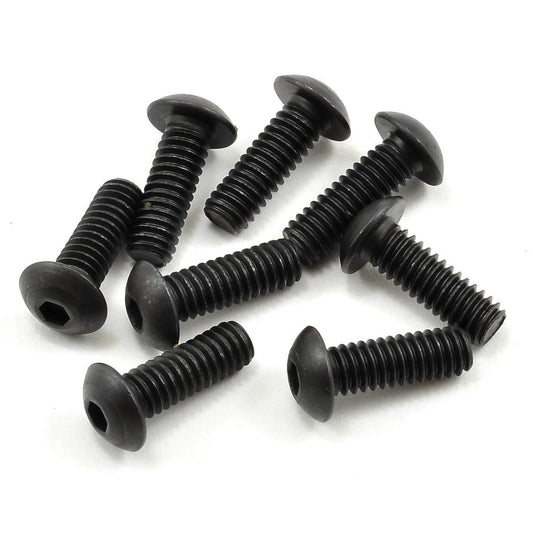 LOSA6290 Button Head Screws 8-32x1/2 (8)