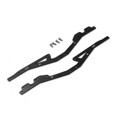 Yeah Racing KYMX-005BK ALUMINUM CHASSIS FRAME RAILS BLACK FOR KYOSHO MINI-Z 4X4 MX-01