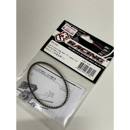 3Racing SAK-X09 LOW FRICTION REAR BELT 177 (JAPAN) FOR 3RACING SAKURA XI