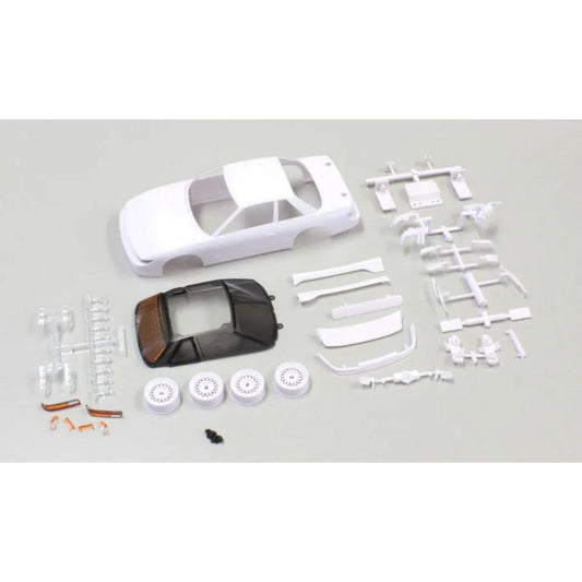 KYOSHO NISSAN SILVIA S13 White body set (w/Wheel) MZN178