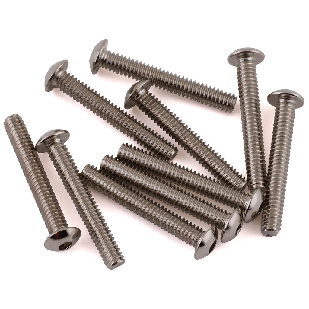 LOSA6282 Button Head Screws 5-40x7/8 (10)