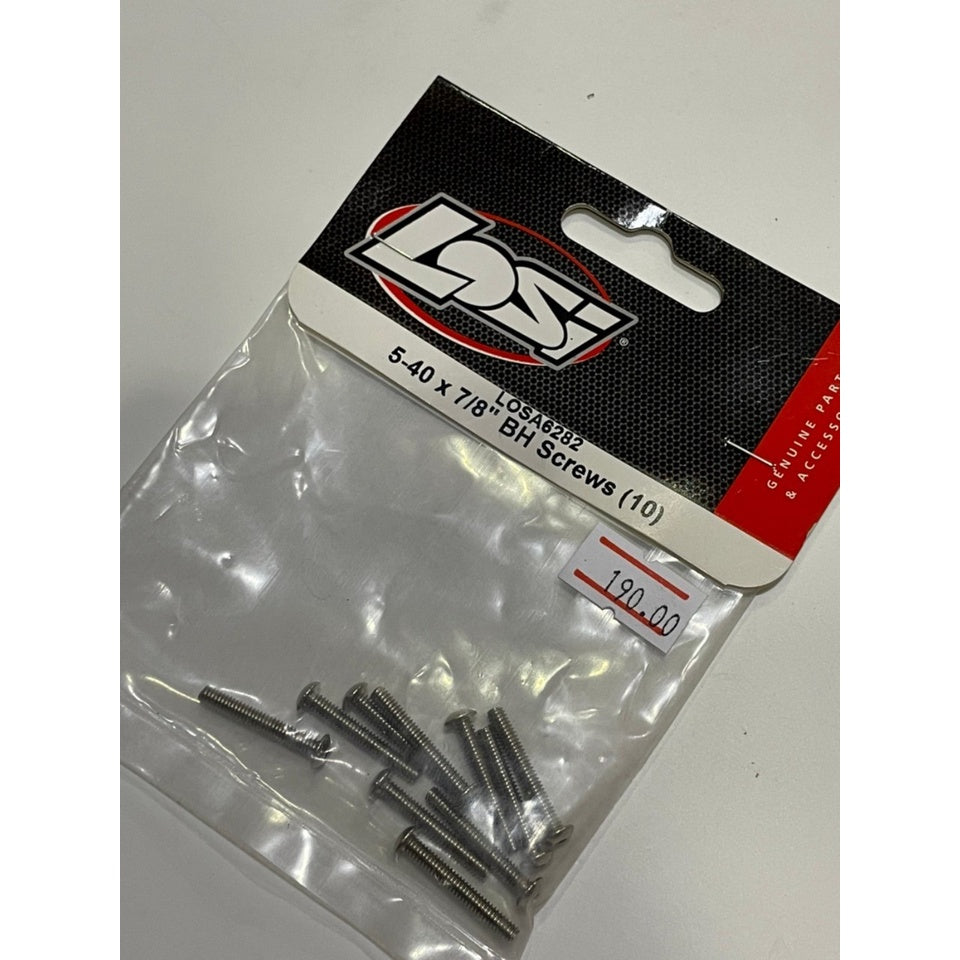 LOSA6282 Button Head Screws 5-40x7/8 (10)