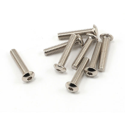 LOSA6286 Button Head Screws 5-40x5/8 (8)