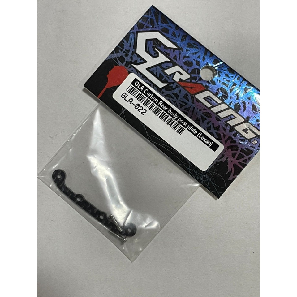 GL Racing GLA-022 GLA CARBON REAR BODY POST PLATE (LEXAN)