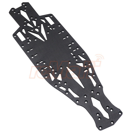 Yeah racing YKYD-021 HIGH FLEX MATTE 2.5MM GRAPHITE MAIN CHASSIS FOR YOKOMO YD2S