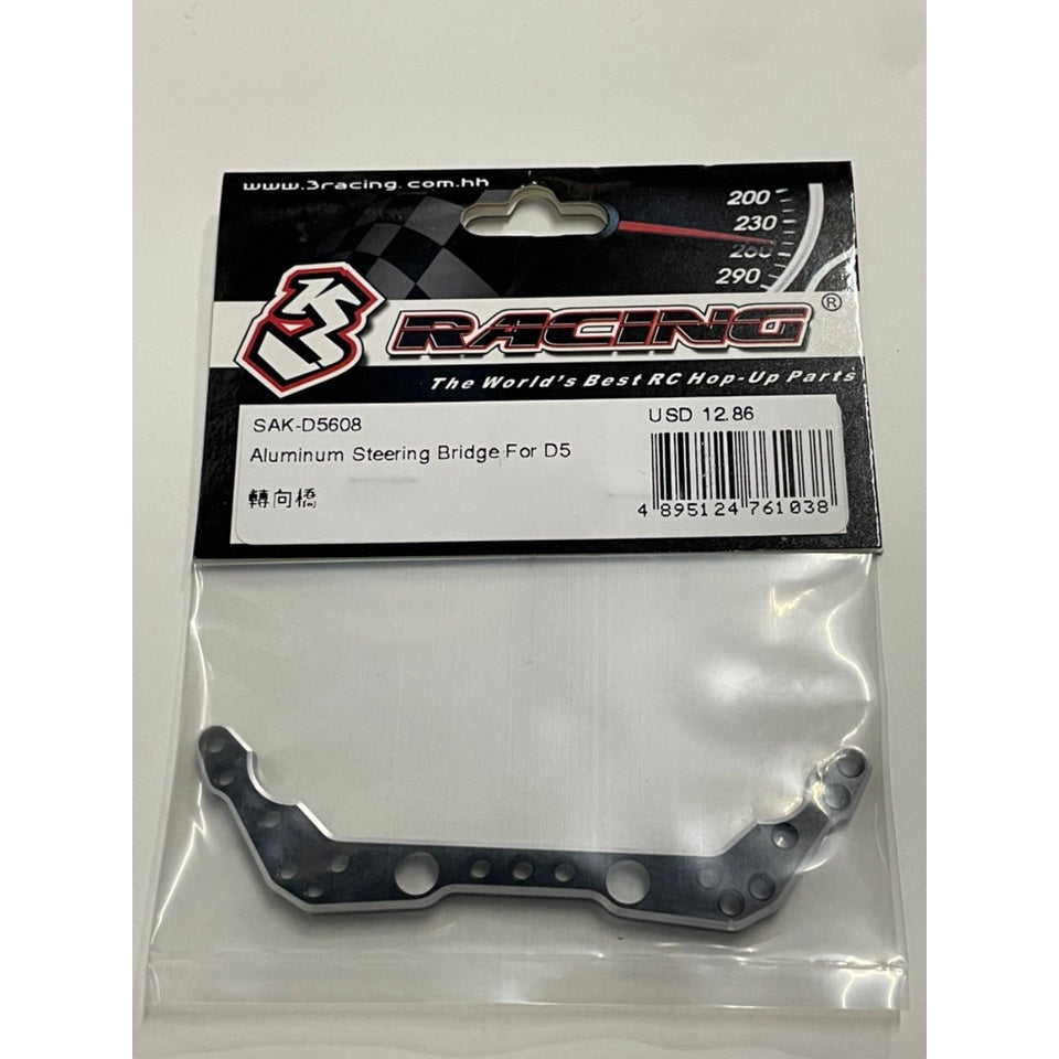 3 Racing SAK-D5608 ALUMINIUM STEERING BRIDGE FOR D5