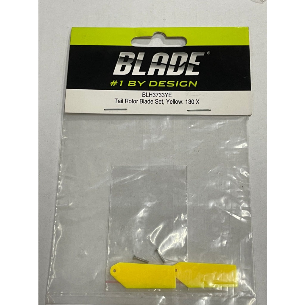 Blade Tail Rotor Blade Set, Yellow - 130X (BLH3733YE)