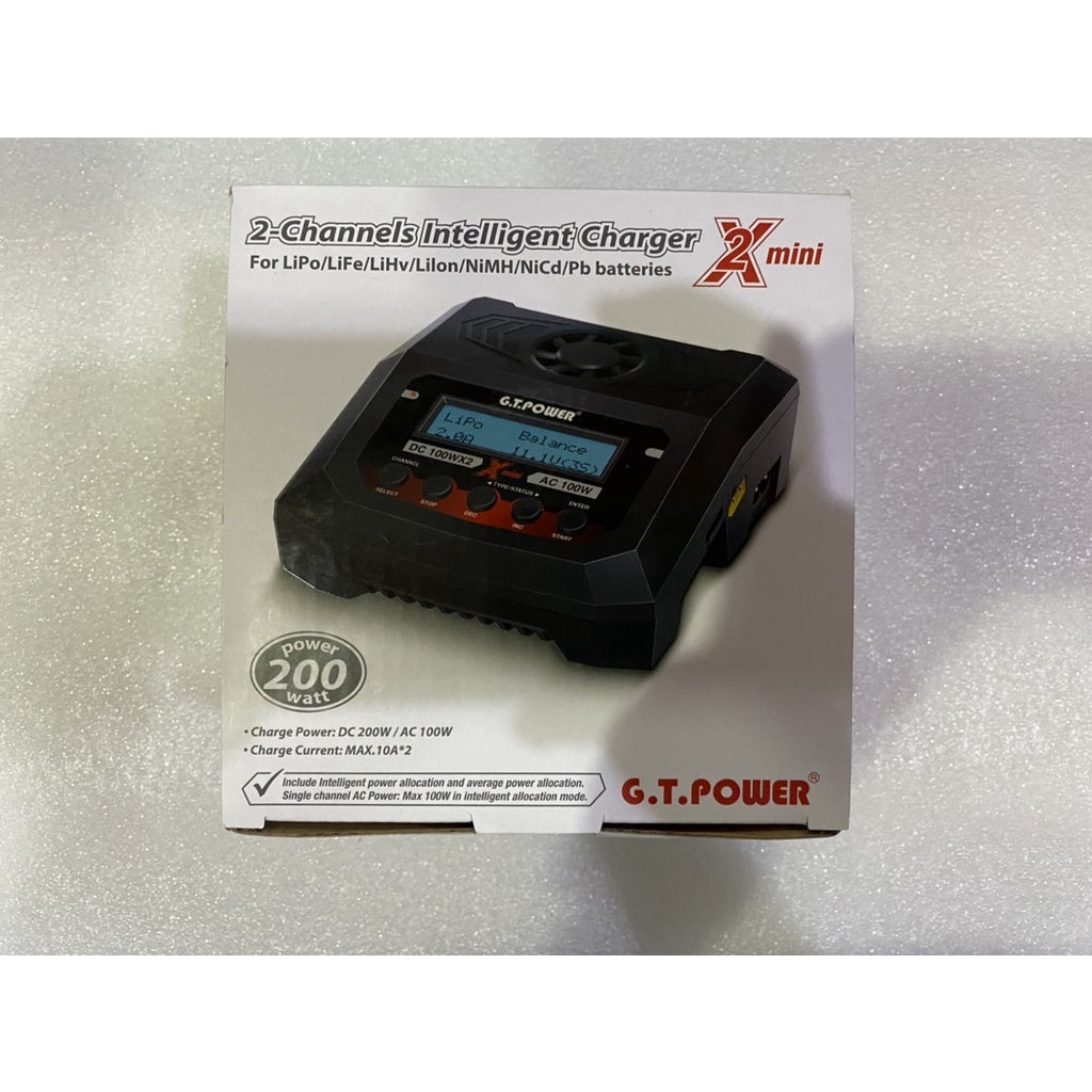 G.T.POWER 2Xmini 2-channels Intelligent Charger