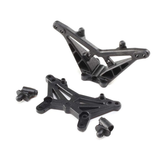 LOSI Front & Rear Shock Tower: Mini-T 2.0