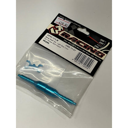 3Racing DF03-17/LB Bevel Shaft Set - Light Blue Color For Tamiya Dark Impact