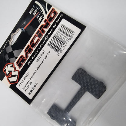 3Racing TT01-M14U Upgrade Graphite Bulkhead Plate For TT01-38