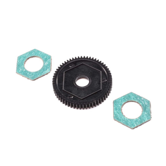 LOSI LOS212016 Spur Gear with Slipper Pads, 60T 0.5M: Mini-T 2.0, Mini-B