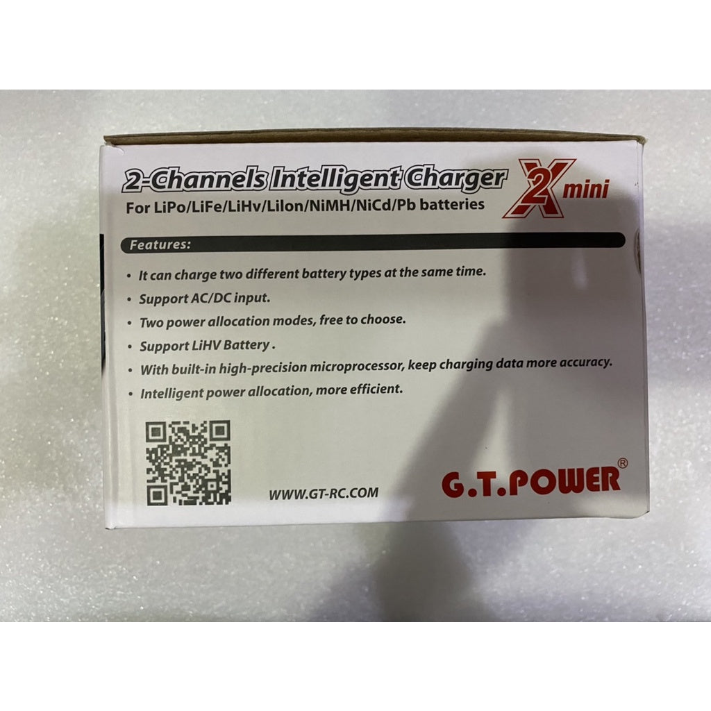 G.T.POWER 2Xmini 2-channels Intelligent Charger