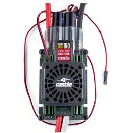 Castle Creations 010-0127-00 Phoenix Edge HVF 160A ESC with Cooling Fan - Black