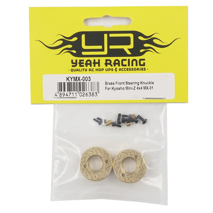 Yeah Racing KYMX-003 Brass Front Steering Knuckle For Kyosho Mini-Z 4x4 MX-01