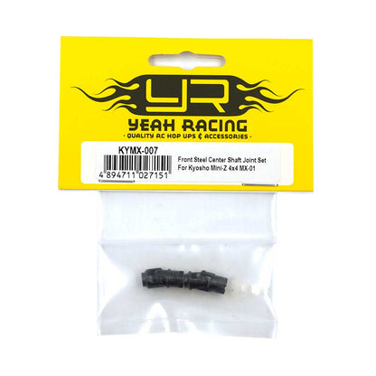 Yeah Racing KYMX-007 Front Steel Center Shaft Joint Set For Kyosho Mini-Z 4x4 MX-01