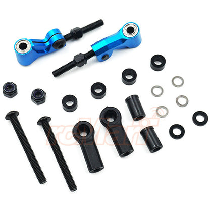 Yeahracing TATT-011BU Aluminum Front or Rear Camberlink for TATT-S03 (Tamiya TT02 RWD) Blue TATT-011BU