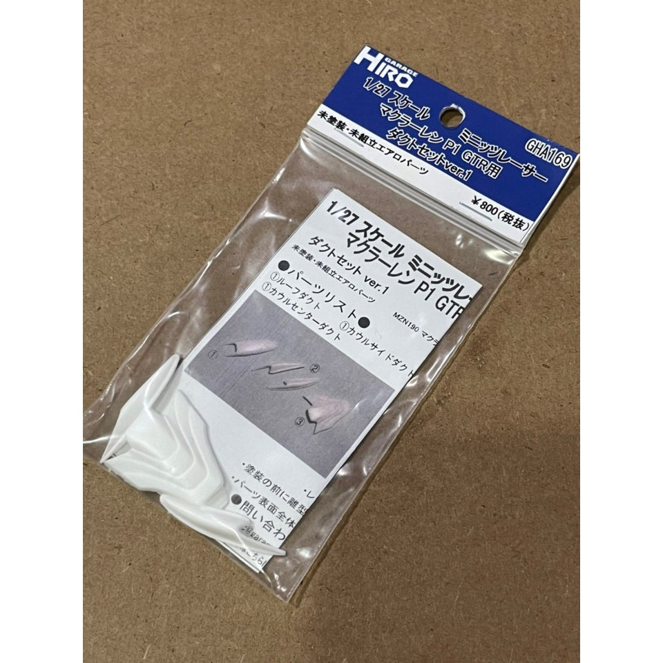 Garage Hiro GHA169 Duct Ver.1 for McLaren P1  (KYOSHO MINI-Z Racer) (ไม่รวมบอดี้)