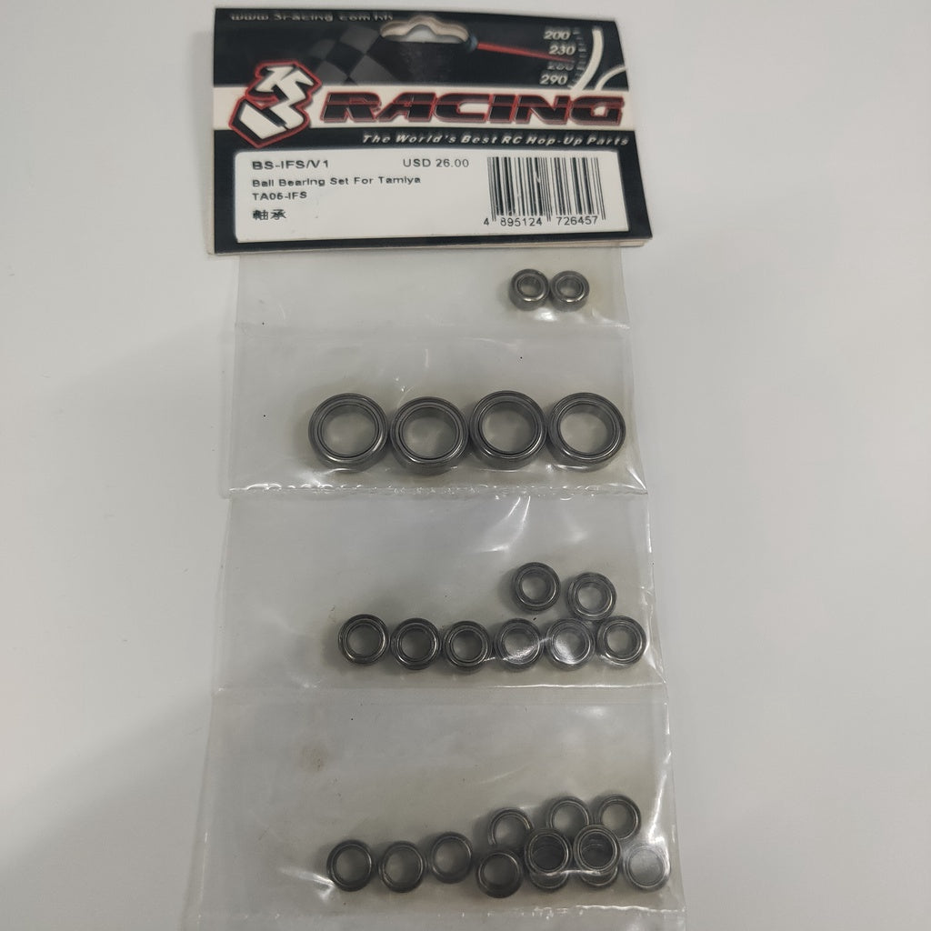 3Racing Tamiya TA05-IFS Chassis Ball Bearing Set For Tamiya Ta05-IFS - 3Racing BS-IFS/V1  [BS-IFS/V1]