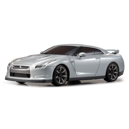 MINI-Z RWD NISSAN GT-R (R35) Ultimate Metal Silver Readyset RTR 32331S