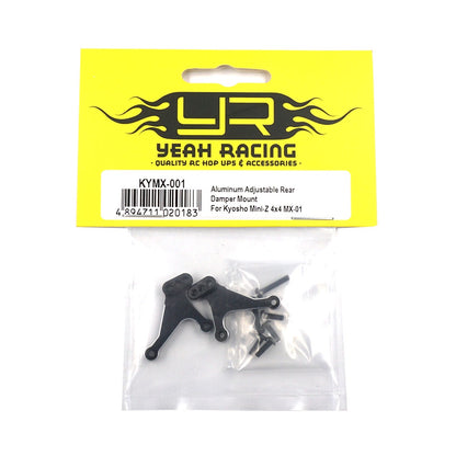 Yeah racing KYMX-001 ALUMINUM ADJUSTABLE REAR DAMPER MOUNT FOR KYOSHO MINI-Z 4X4 MX-01