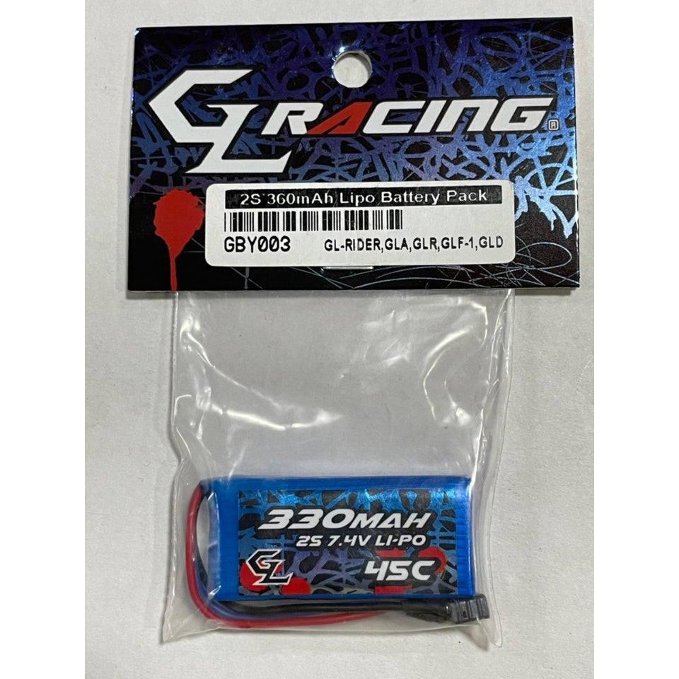 GL Racing GBY002 2S 330mAh Lipo Battery Pack