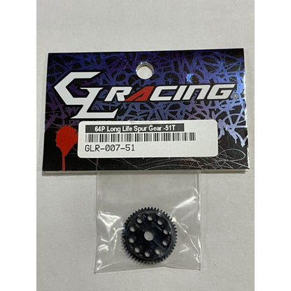 GL Racing GLR-007-51 64P LONGLIFE SPUR GEAR-51T