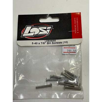 LOSA6282 Button Head Screws 5-40x7/8 (10)