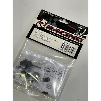 3Racing FGX-111C DAMPER PLASTIC REPLACEMENT FOR 3RACING SAKURA FGX