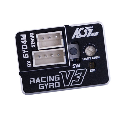 AGFrc GY04M V3 Upgrade Version Aluminum Case Dual Gain Mini Size Steering Tuned Gyro For RC Drift Car ศูนย์ไทย