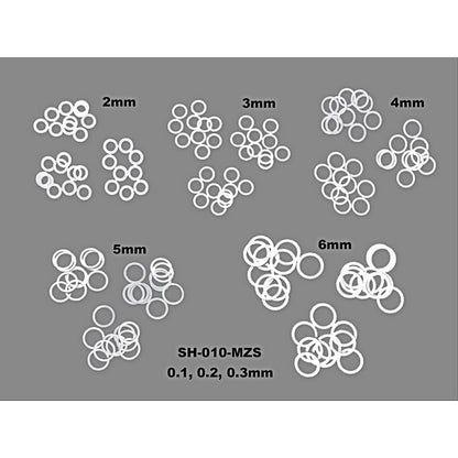 RC Aurora SH-010-MZS Shim Set For Mini-Z (2~6mm, 5 Size x 0..1, 0.2, 0.3mm 10/ea)