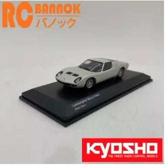 โมเดล 1:64 KYOSHO Lamborghini Miura P400 white/silver