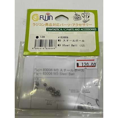 3Racing Fujin 83006 M3 Steel Ball (12) - 120yen for Fujin 211GO