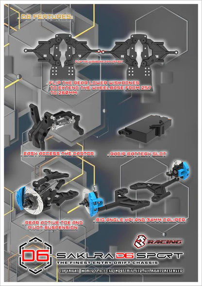 3Racing Sakura D6 Sport KIT ไม่รวมชุดไฟ ( ศูนย์ไทย )