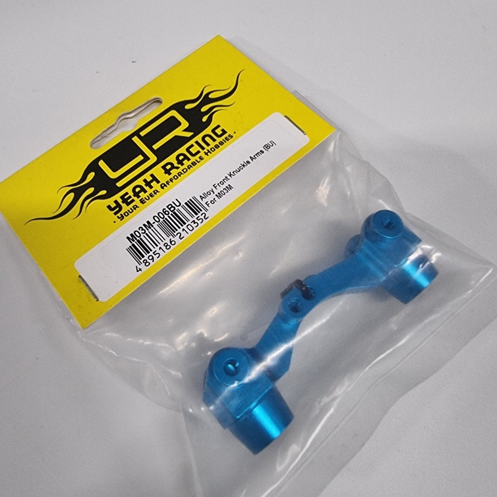 Yeah Racing M03M-006BU Alloy Front Knuckle Arms (bu) for M03m