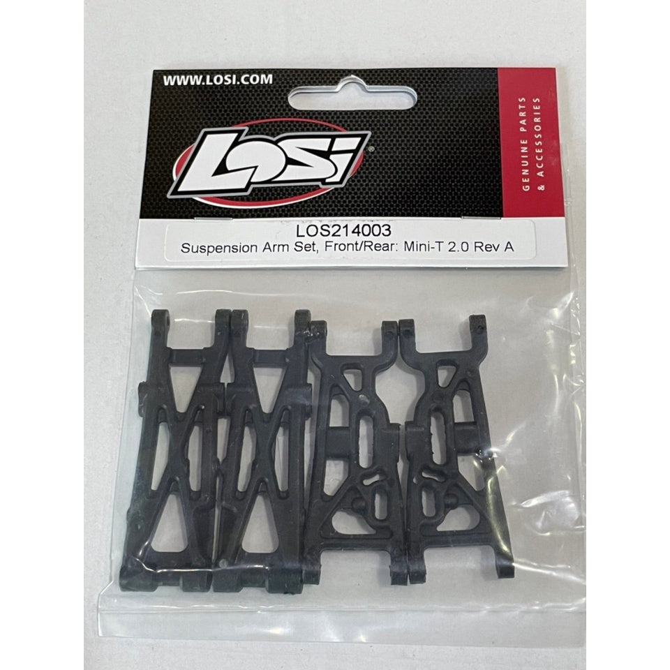 LOSI LOS214003 Suspension Arm Set Front Rear: Mini-T 2.0, Mini-B