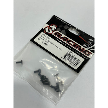 3Racing 3RAC-SC01 M3 x 8 Thead Screw For Engine Mount (10 Pcs)